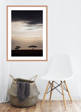 Load image into Gallery viewer, Moonlight in the Serengeti in portrait
