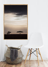 Load image into Gallery viewer, Moonlight in the Serengeti in portrait