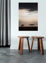 Load image into Gallery viewer, Moonlight in the Serengeti in portrait