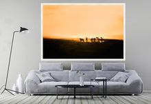 Load image into Gallery viewer, Wildebeest in silhouette
