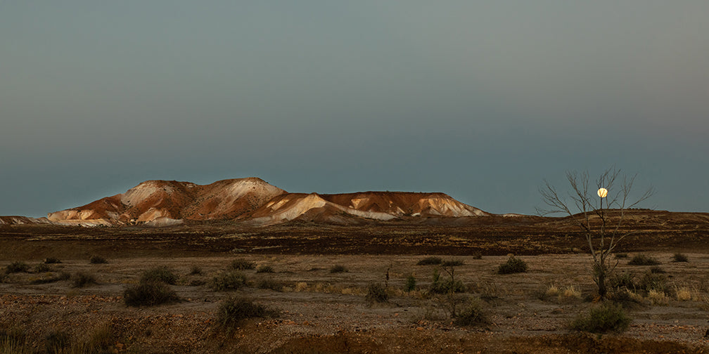 Moonrise in the Painted Desert